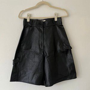 WNDERKAMMER Vegan Leather Shorts size Small